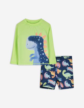 Set aus UV-Shirt und UV-Hose - UV 40+ - hellgr&uuml;n