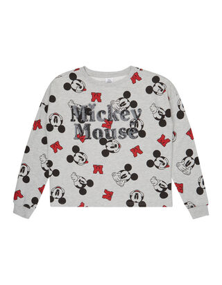 M&auml;dchen Sweatshirt mit Pailletten-Besatz