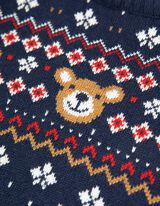 Pul&oacute;ver - Jacquard - sotetkek