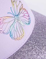 Basecap - Stickerei - lila