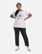 Marškinėliai - Priekinė spauda - sviesiai pilkas