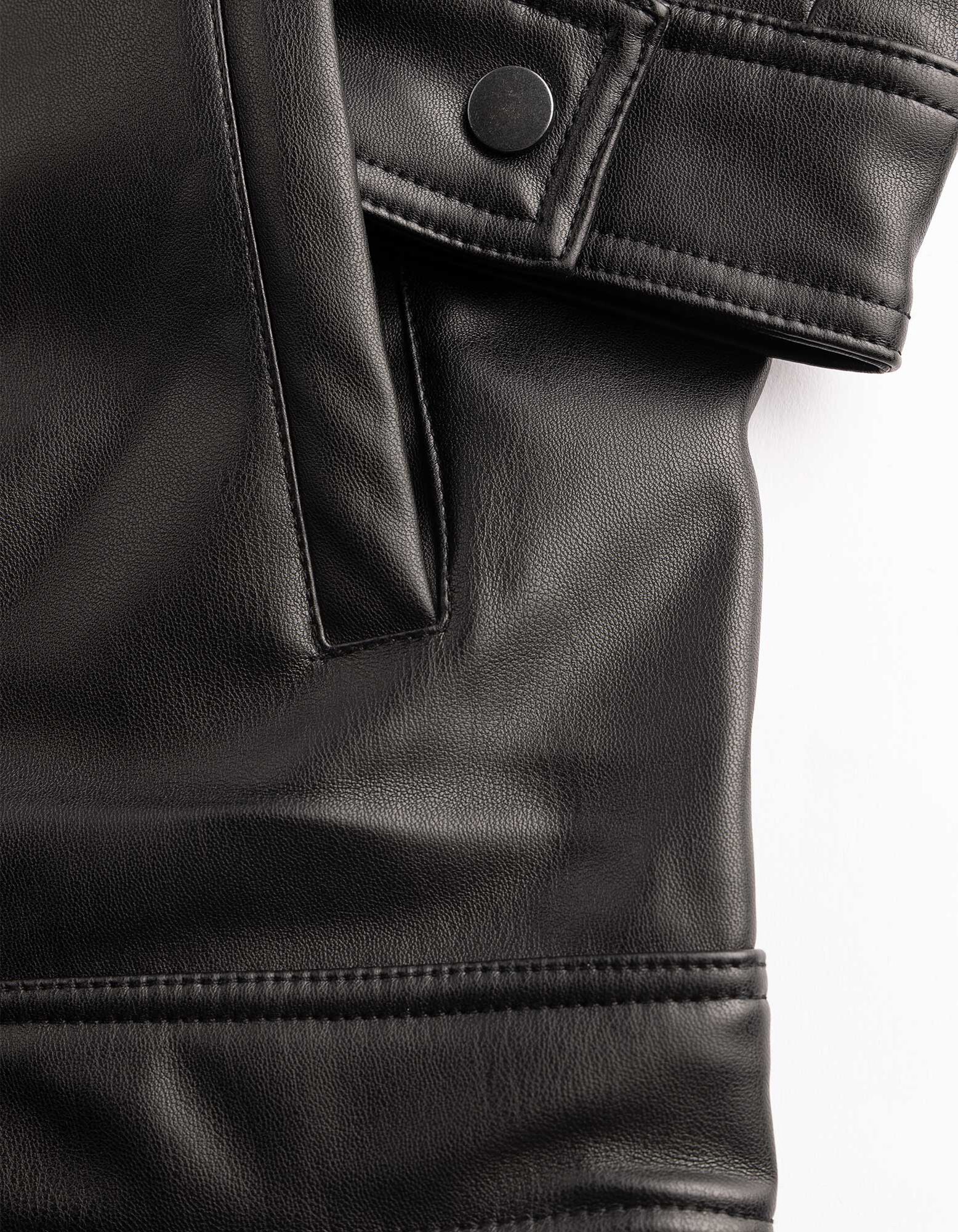 Blouson - PU - Schwarz