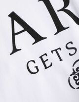 T-shirt - Vooropdruk - wit