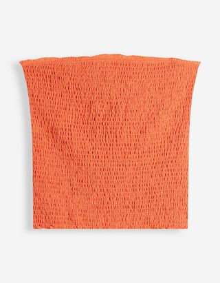 Top - Crinkle-Optik - Rot