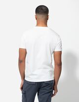 T-shirt - Druk z przodu - bialy