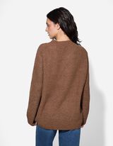 Pullover - Oversized Fit - marrone