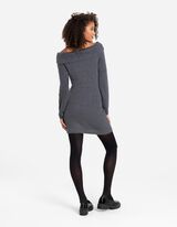 Bliuzonas - &bdquo;Carmen&ldquo; stiliaus i&scaron;kirptė - tamsiai pilkas