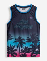 Tanktop - Mesh - blau