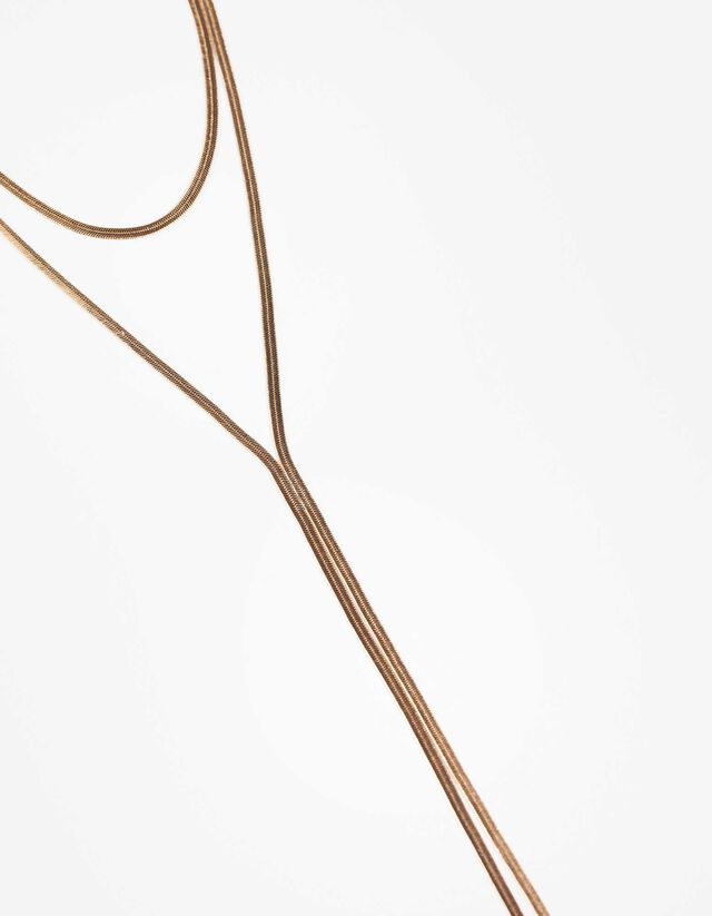 Ketting - Effen - goud