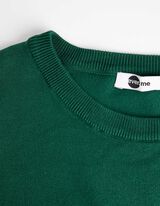 Gebreide jurk - LENZING&trade; ECOVERO&trade; - donkergroen