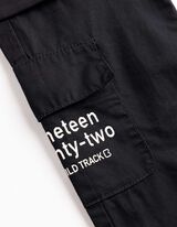 Cargo broek - Effen - Zwart