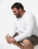 Sweatshirt - Effen - wit