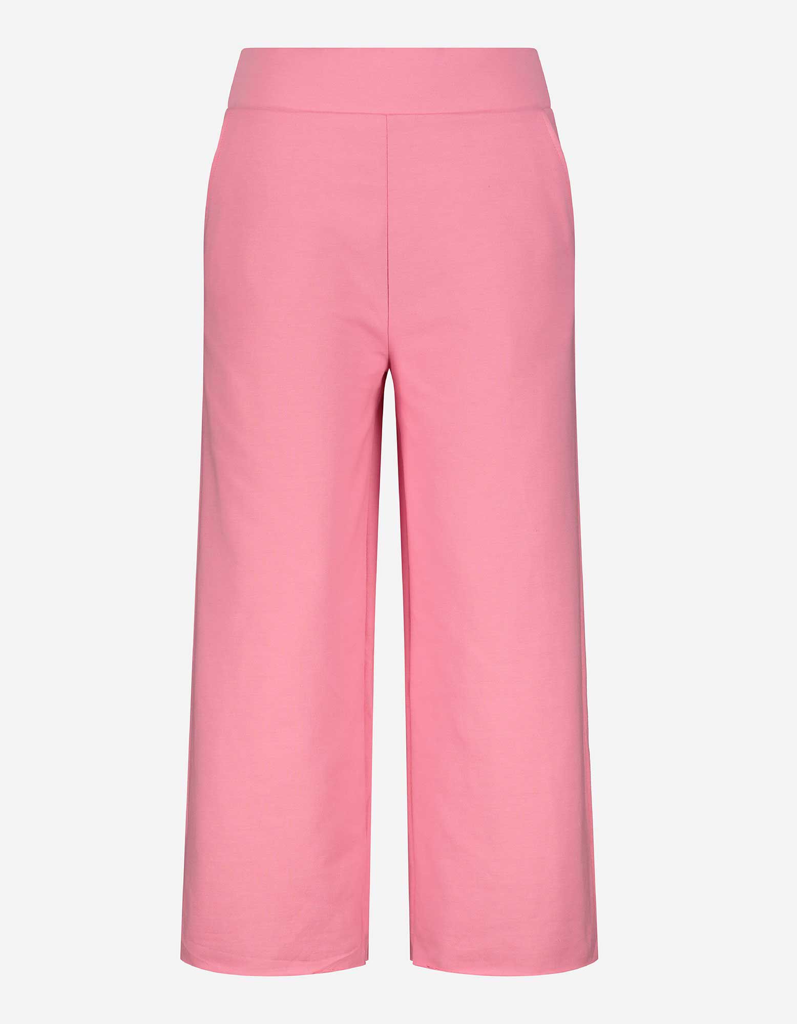 Pantalon palazzo - Bas des jambes de finition c&ocirc;tel&eacute;e - rose
