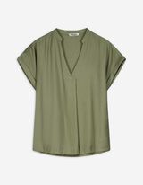 Haut en dentelle - Unicolore - Vert