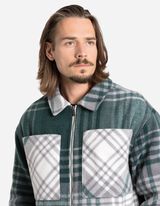 S&auml;rkjakk - Loose Fit - tumeroheline