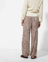 Pantalone - Leopard print - bela