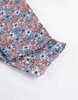 Jurk - Uitlopend - blauw