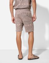 Shorts - Jacquard - beige