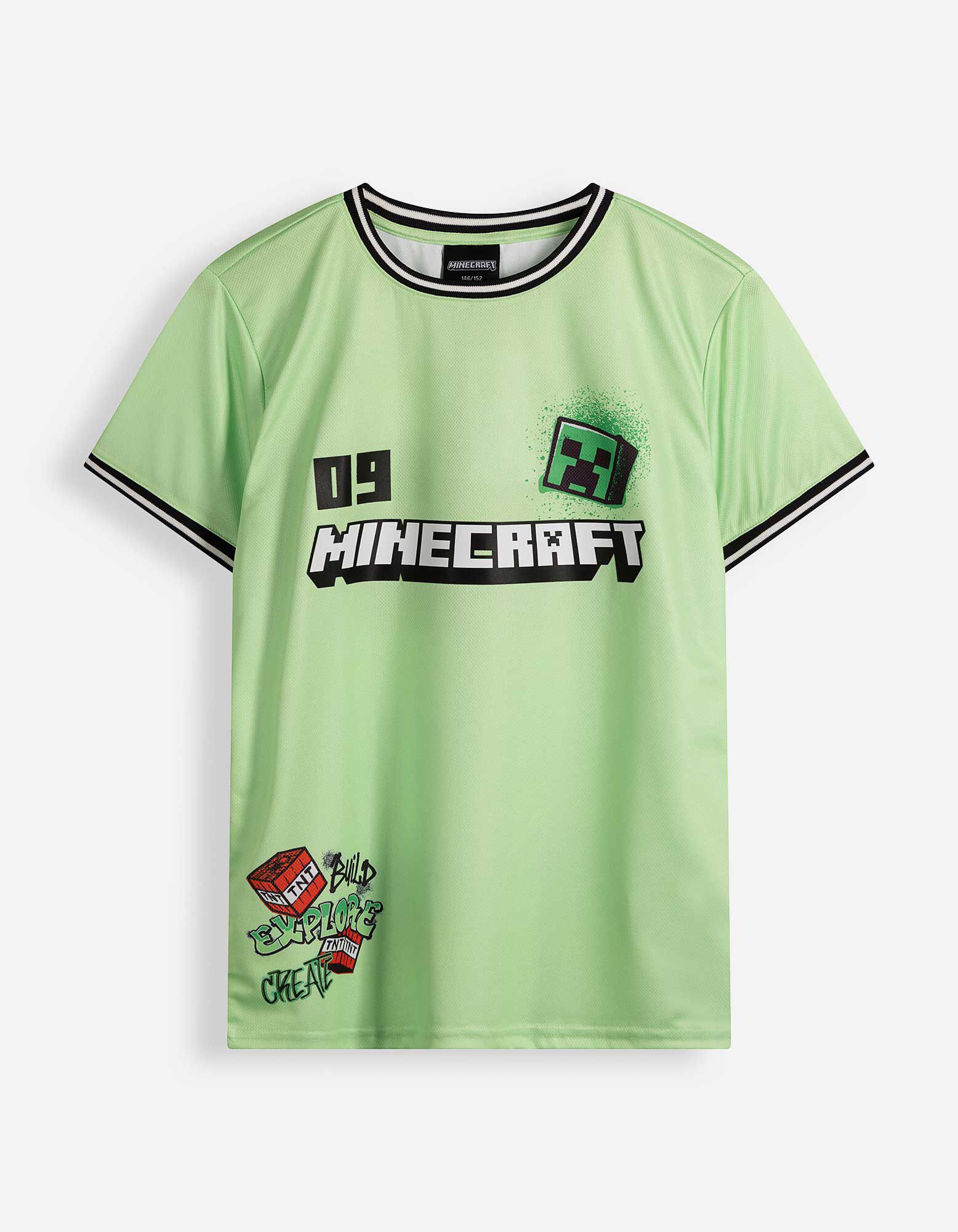T-shirt - Minecraft - Turkoois