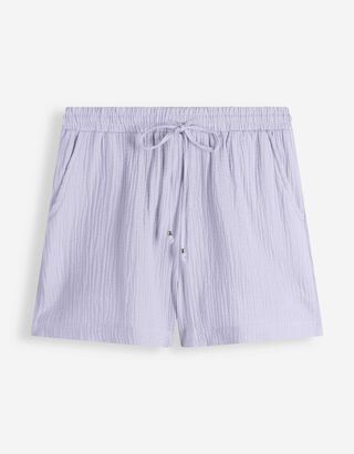 Shorts - Musselin - lila