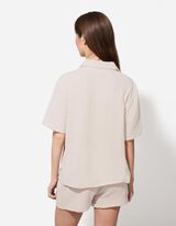 Komplet pidżamowy Koszulka i szorty - Muślin - bez