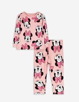 Set di felpa con cappuccio e pantaloni - Minnie - rosa