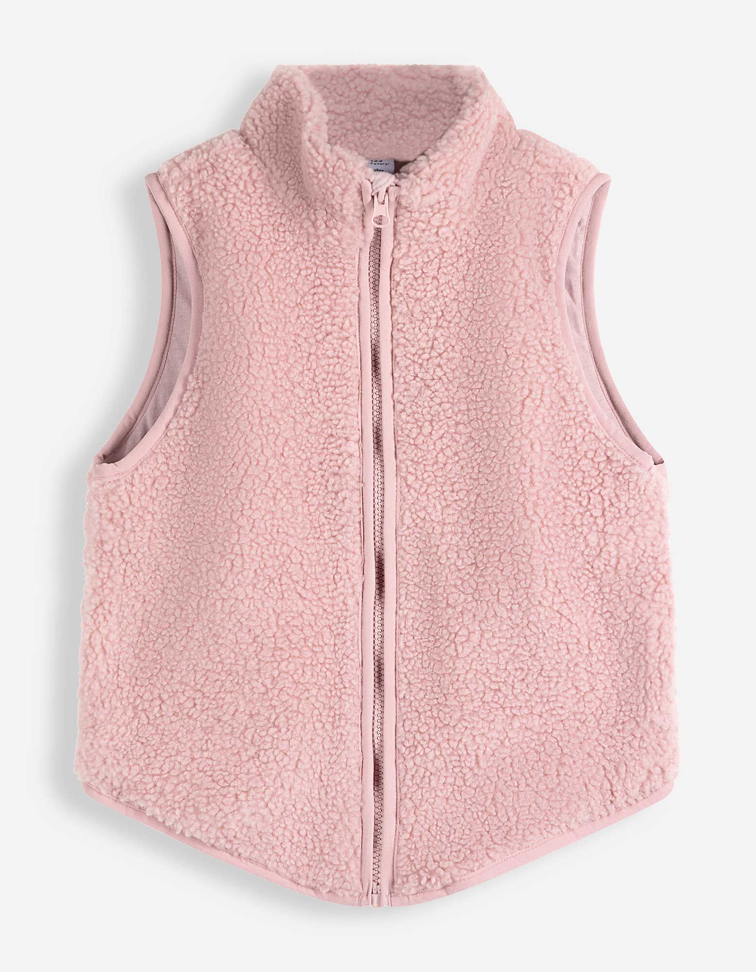 Weste - Teddyfell - Rosa