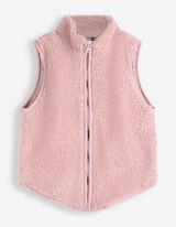 Weste - Teddyfell - Rosa