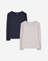 Langarmshirt - 2er-Pack