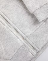 Sweatvest - Capuchon - lichtgrijs