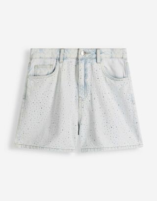 Denim short - Regular fit - Lichtblauw