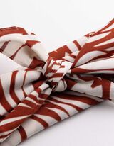 Haarschmuck - Florales Muster - Braun
