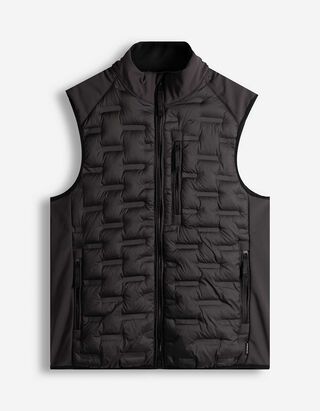 Weste - Geometrisches Muster - schwarz