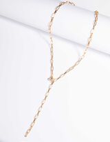 Colier - Pietricele decorative - Auriu