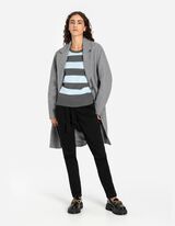 Pantaloni a sigaretta - LENZING™ ECOVERO™ - nero