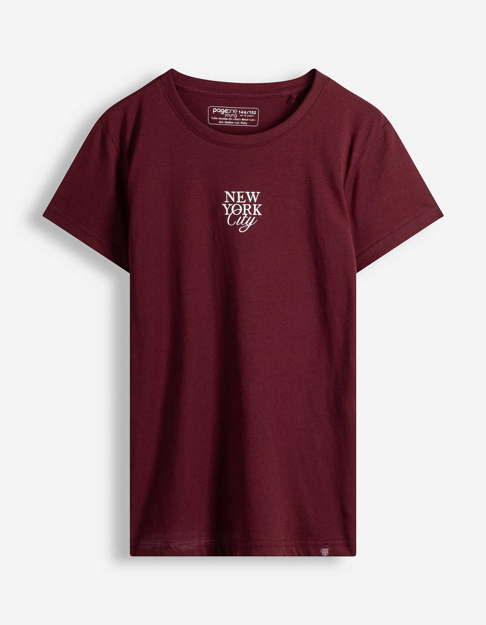T-Shirt - Schriftzug - Beere