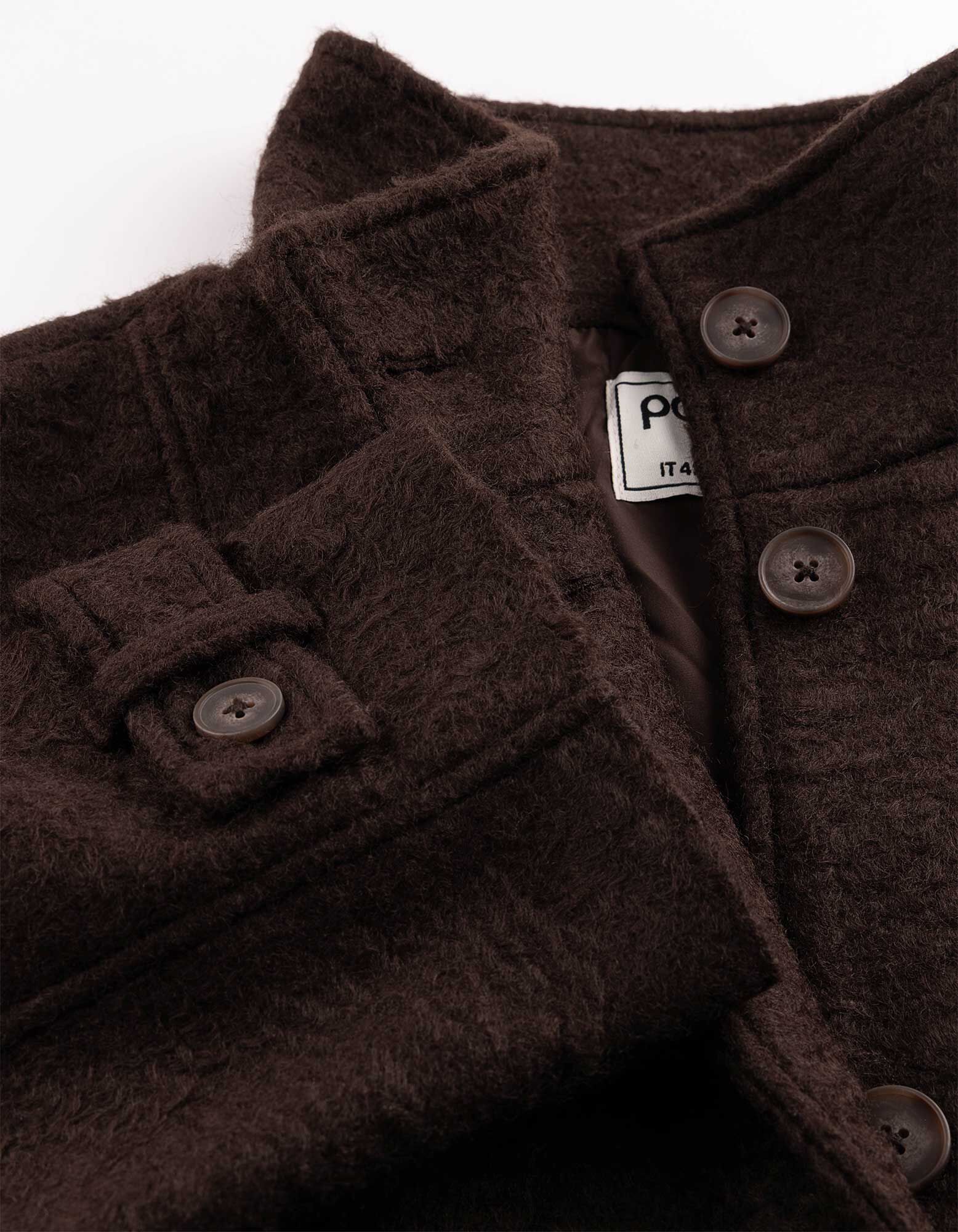 Jacke - Oversized Fit - Dunkelbraun