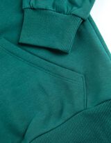 Felpa con cappuccio - Stampa sul retro - verde