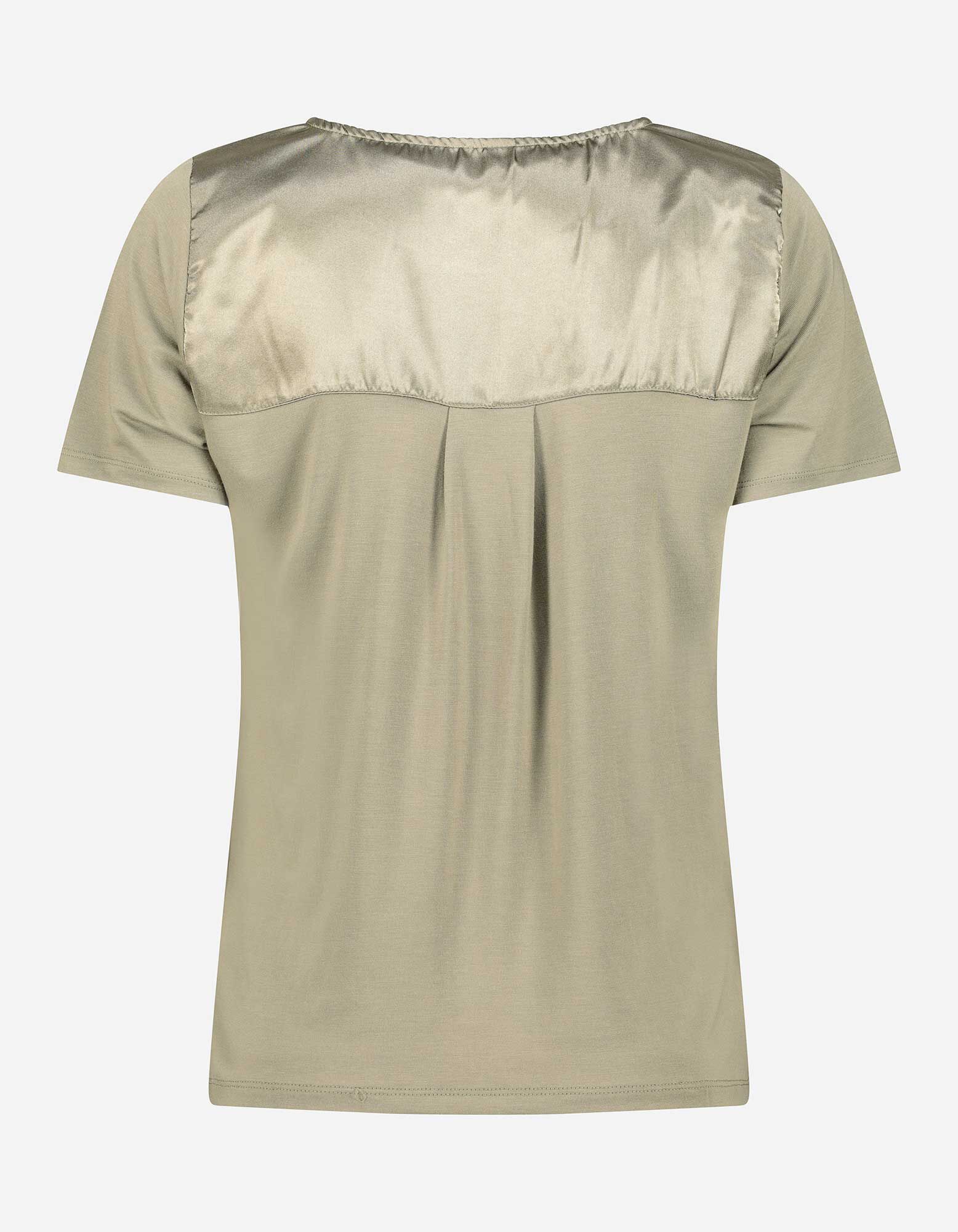T-shirt - Viscose m&eacute;lang&eacute;e - Vert clair