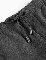 Jogpants - Fixierter Beinumschlag - dunkelgrau