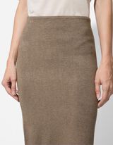 Szoknya - Viszkózkeverék - sötétszürke