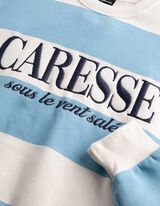 Sweatshirt - Messageprint - Hellblau