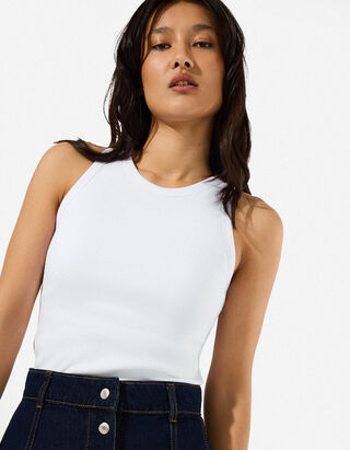 BH Top - Geribd - wit