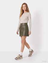 Langarmshirt - Streifen - Grau