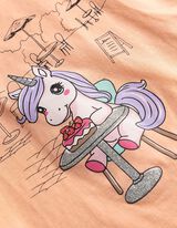 T-shirt - Impression avant - Orange