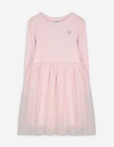 Kleid - Häkelspitze - rosa