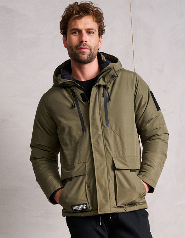 Parka - Vízlepergető - sotetzold