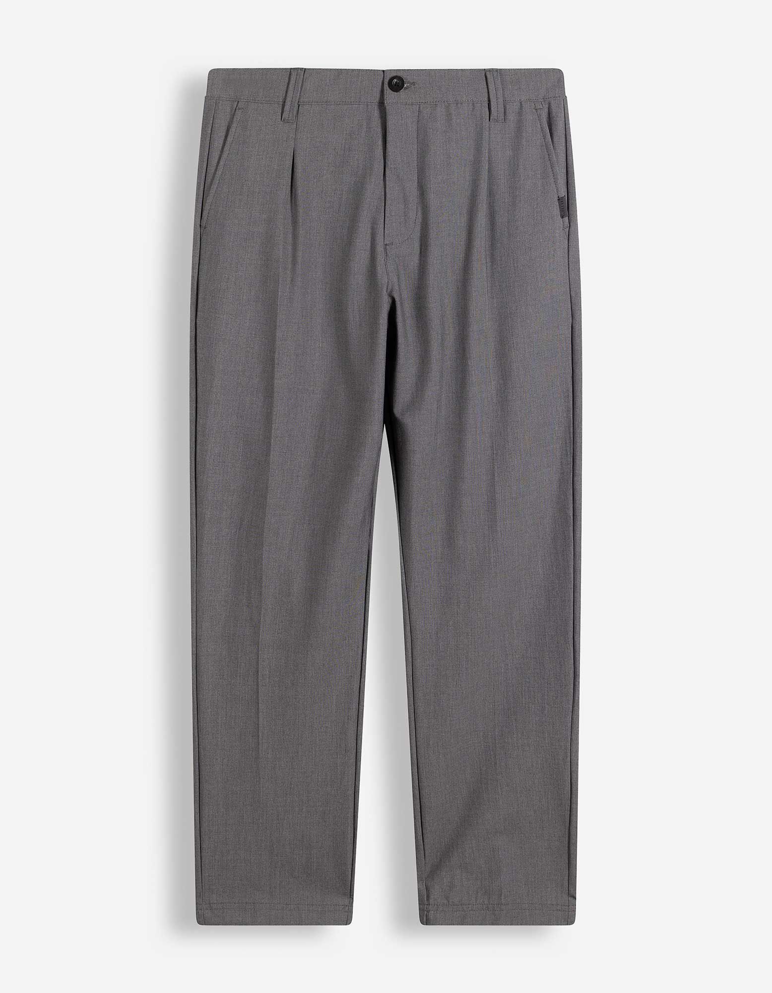 Chinohose - Viskose-Anteil - Grau