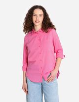 Blúzka - Náprsné vrecko - pink