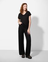 Pantaloni - Misto viscosa - nero